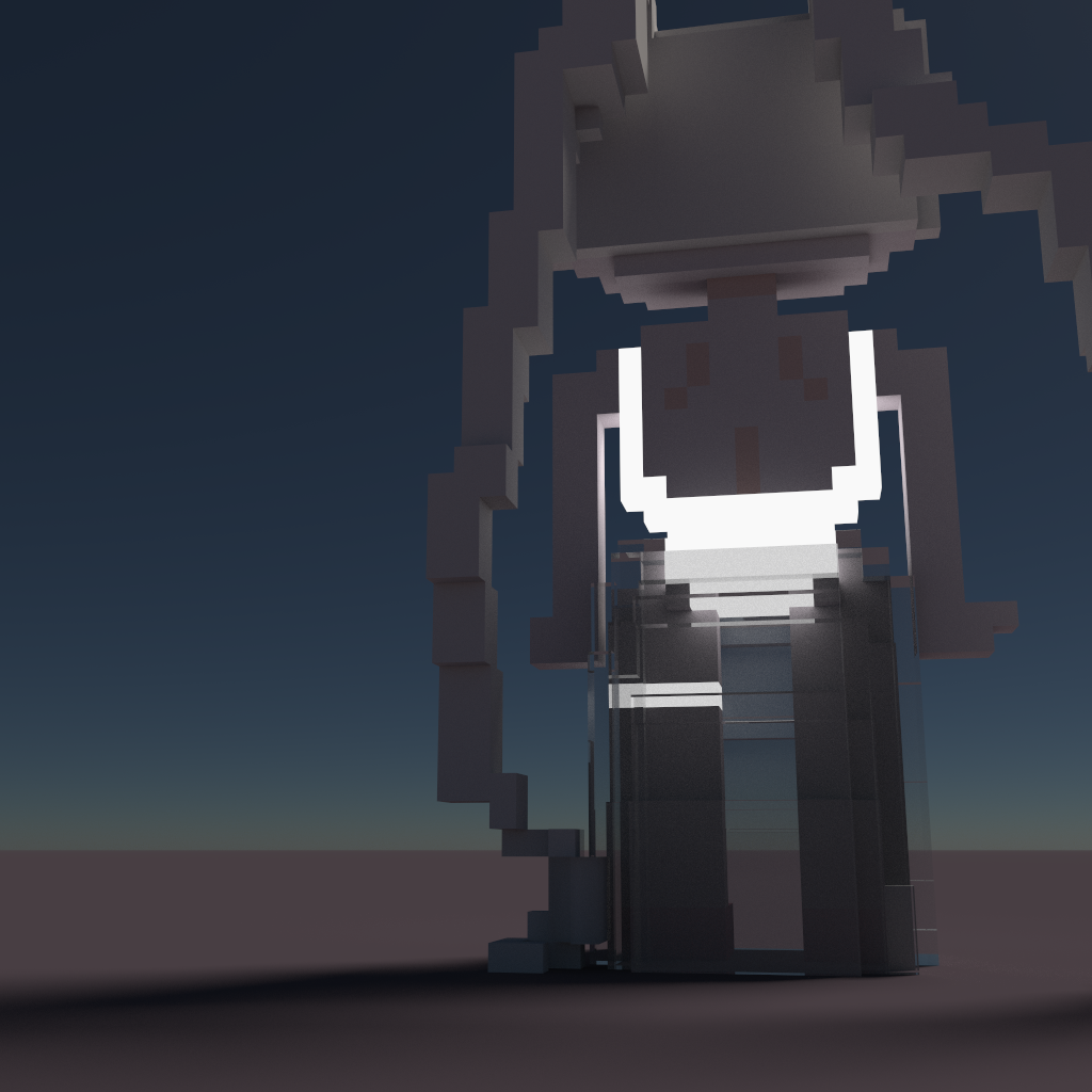love at first sight voxel art
